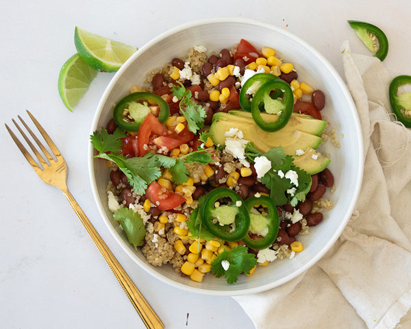 Mexican Quinoa Salad - BARE Lean Vegetarian