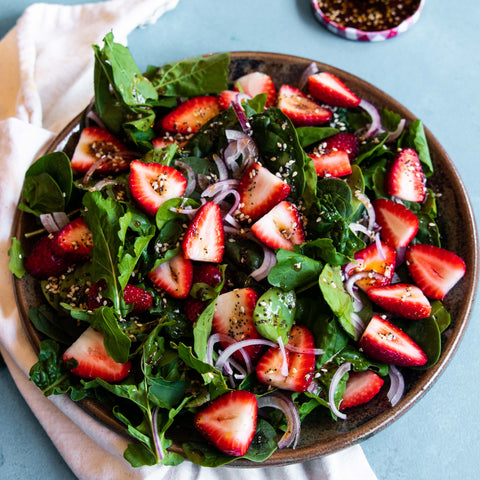 Strawberry & Spinach Salad