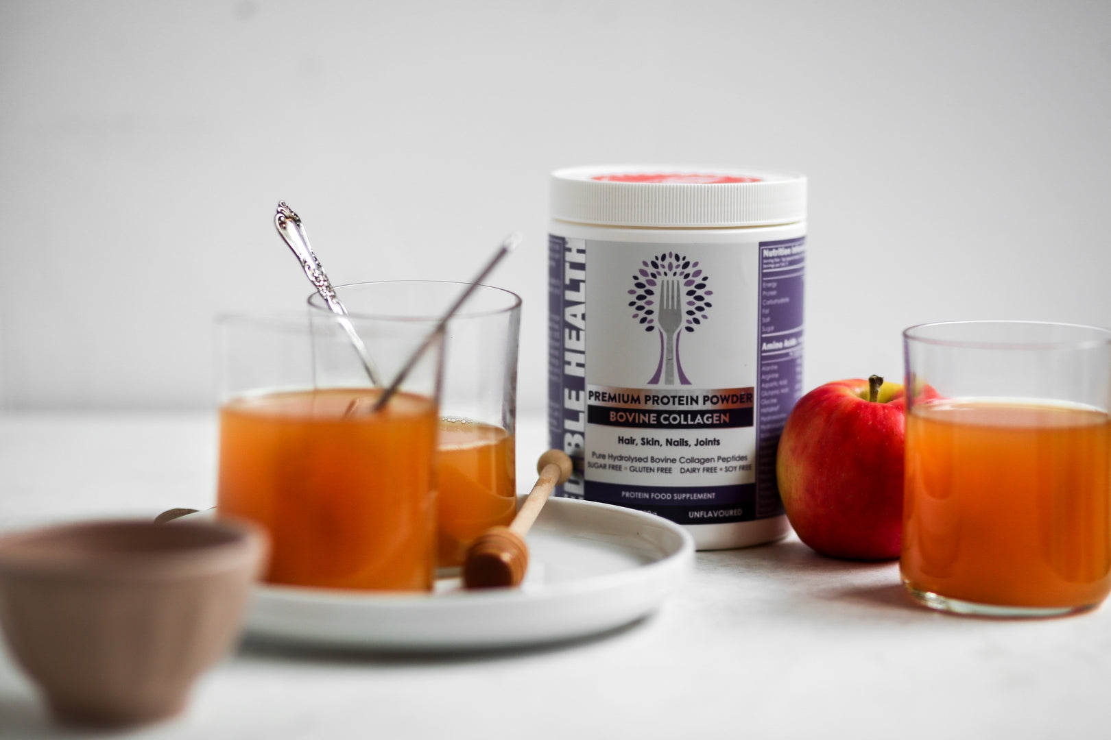 Sweet Apple Collagen Tea Recipe