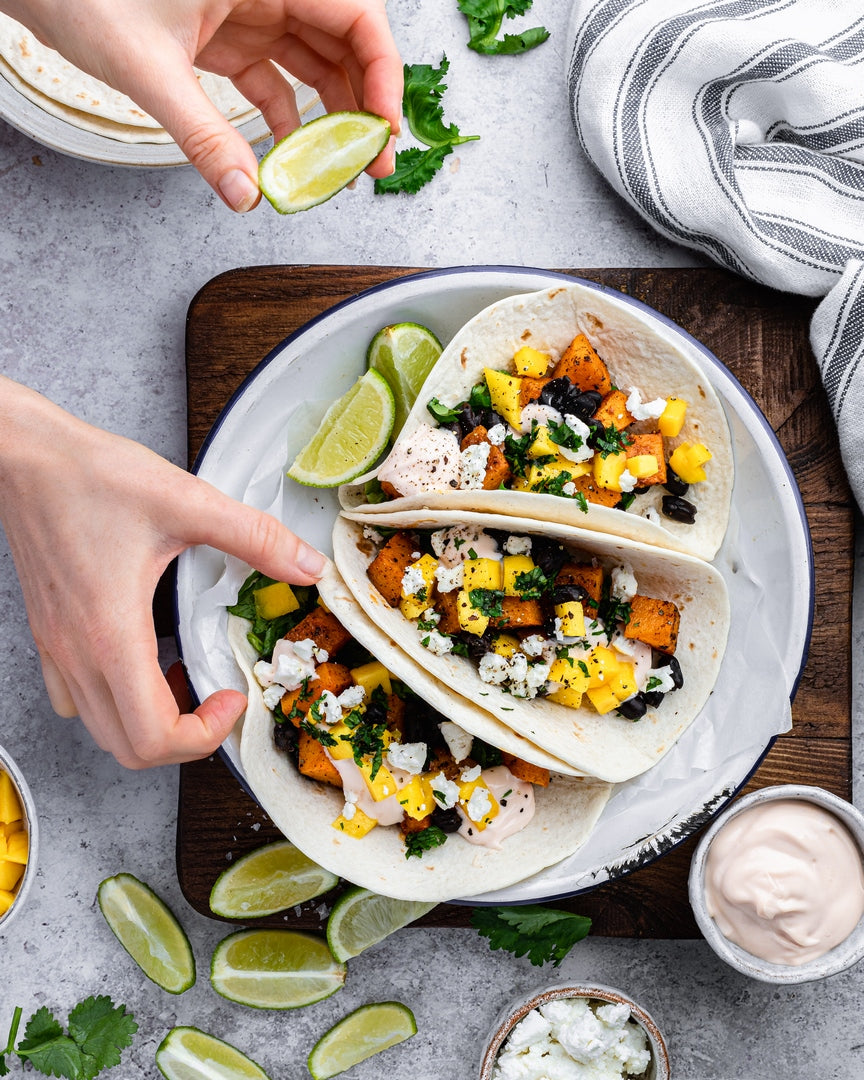 Butternut Squash & Blackbean Tacos Recipe