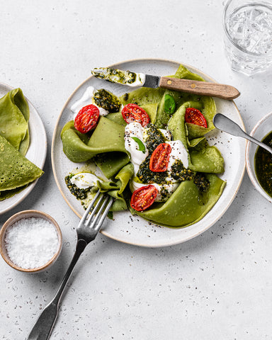 Spinach Collagen Crepes Recipe