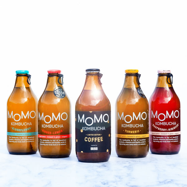 MOMO Kombucha varieties