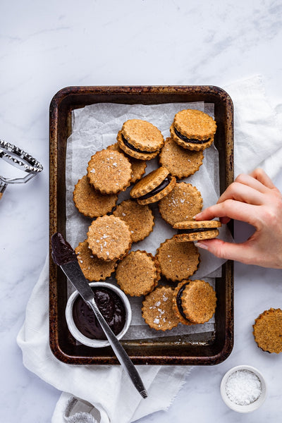 Chocolate Filled Sandwich Cookies Recipe