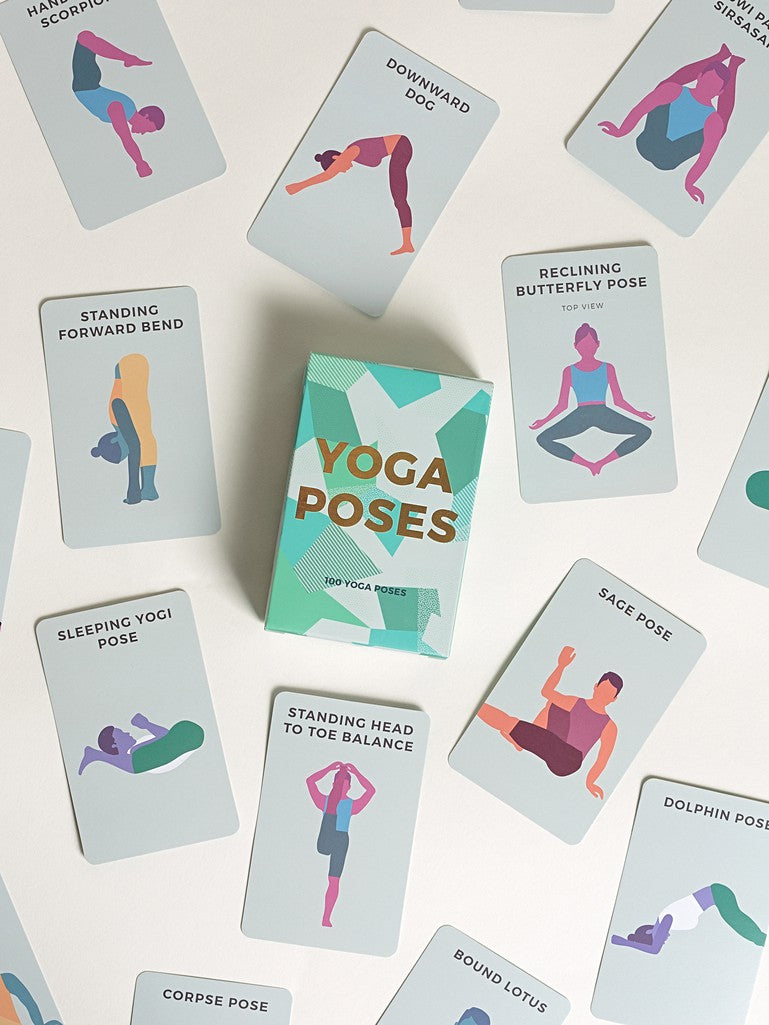 yoga pose cards