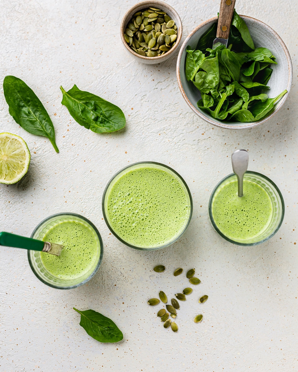 green smoothie probiotic drink recipe