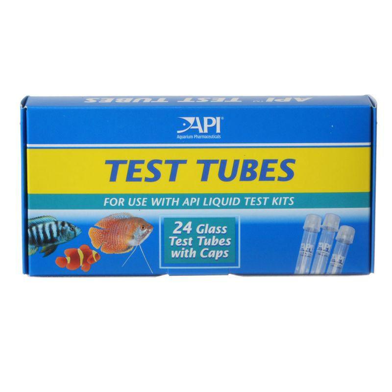 API Replacement Test Tubes, 24 Test Tubes with Caps