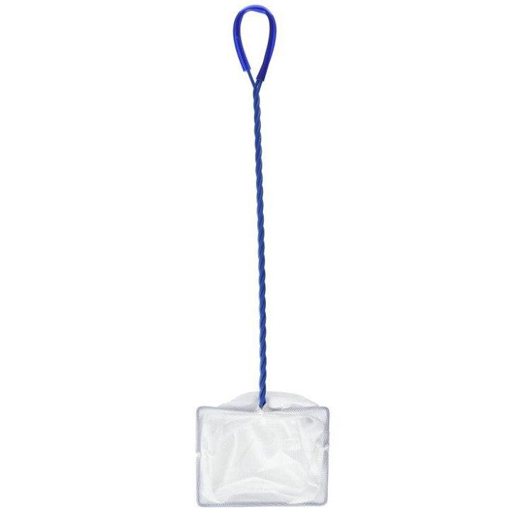 Blue Ribbon Pet Easy Catch Soft and Fine Mesh Aquarium Net with Extra Long Handle, 1 count (5"W Net)