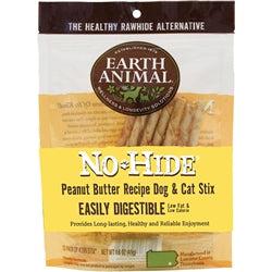 Earth Animal NO Hide Chews Peanut Butter Stix 10Pack