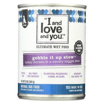 I and Love and You Gobble It Up Stew - Wet Food - Case of 12 - 13 oz.