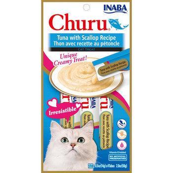 Inaba - Cat Churu Puree Tuna Scallop - Case of 8-2 OZ