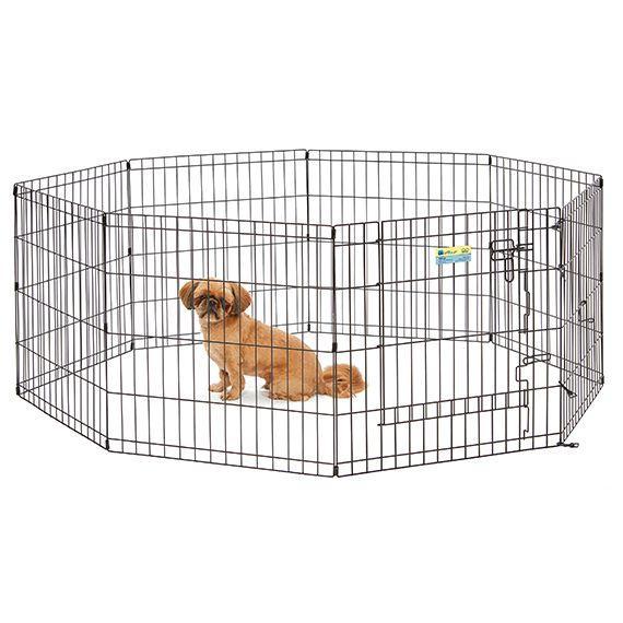 MidWest Contour Wire Exercise Pen with Door for Dogs and Pets, 24" tall - 1 count