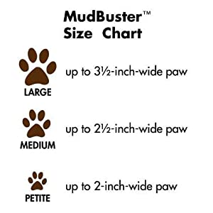 MudBuster Paw Sizing Guide