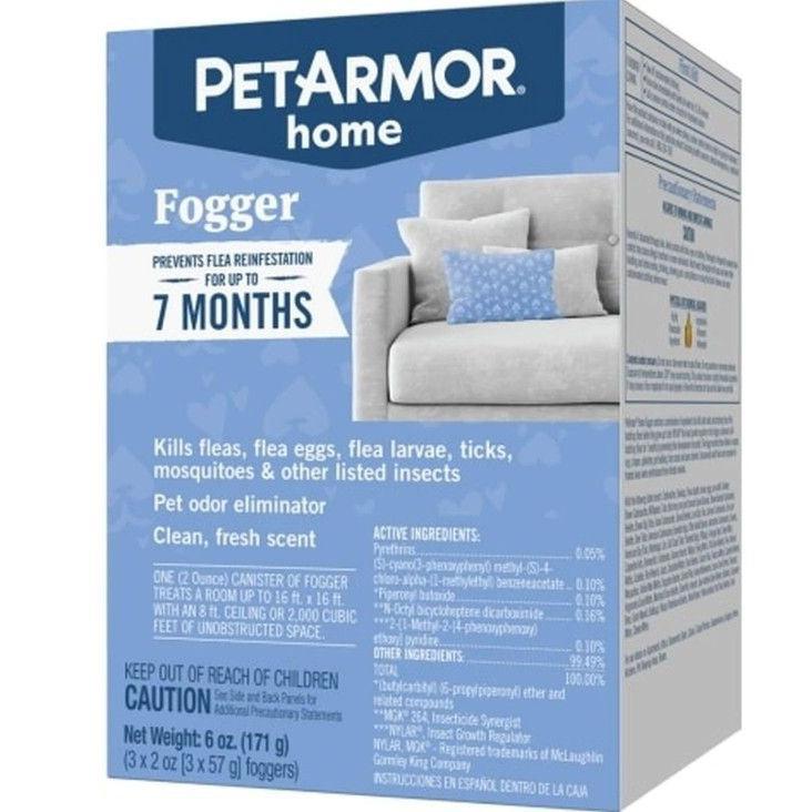PetArmor Home Flea and Tick Fogger and Pet Odor Eliminator, 3 count