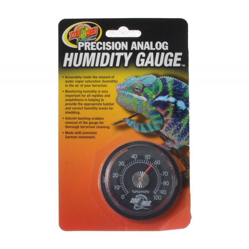 Zoo Med Precision Analog Reptile Humidity Gauge, Analog Reptile Humidity Gauge