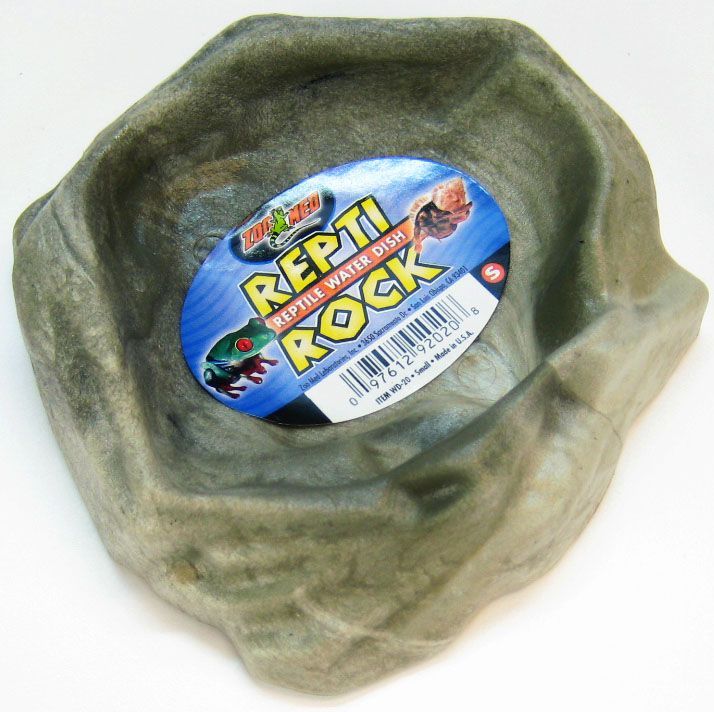 Zoo Med Repti Rock - Reptile Water Dish, Small (5.5" Long x 5" Wide)