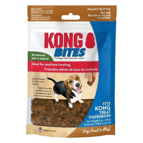 KONG Bites Peanut Butter Flavor Treats for Dogs, 5 oz