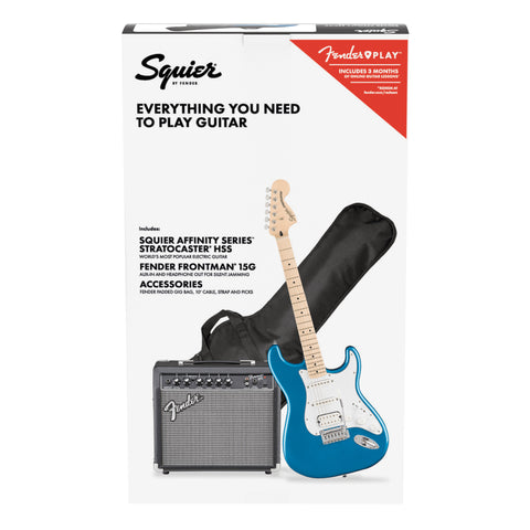 037-2820-402 - Fender Squier Affinity Series™ Stratocaster® HSS Pack Lake Placid Blue
