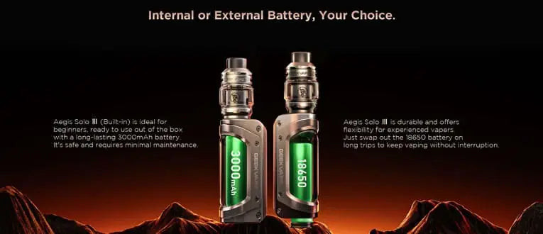 Geekvape Aegis Solo 3 Mod - External Battery Option