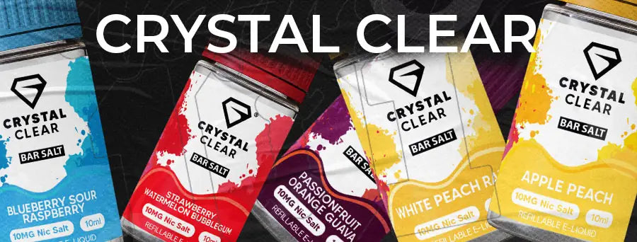 Image of Crystal Clear 10ml vape juice bottles