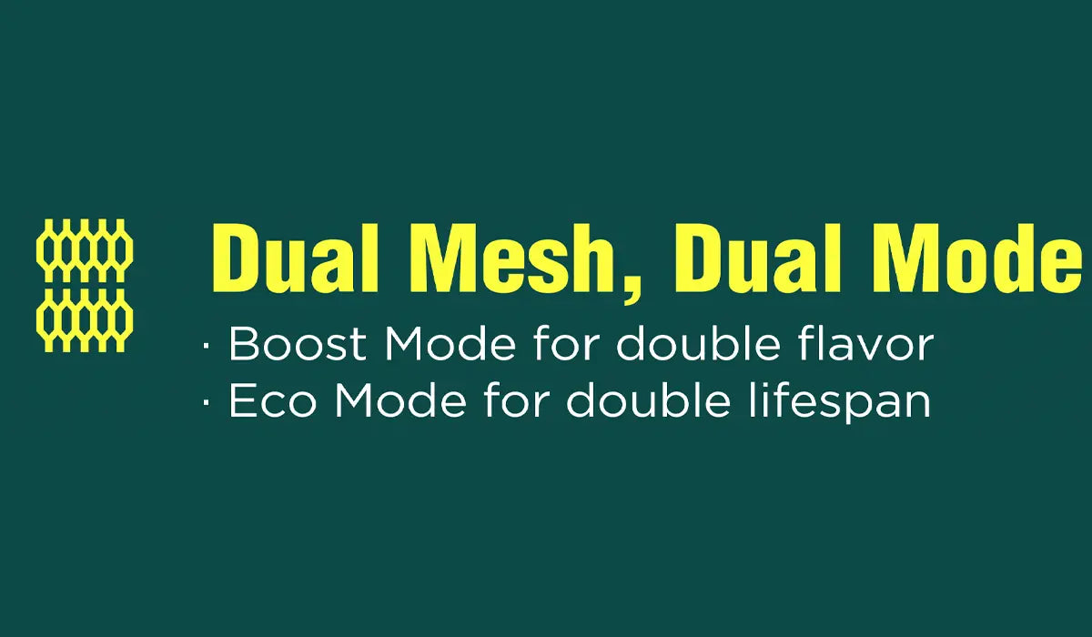 Boost and Eco mode indicators on circular display