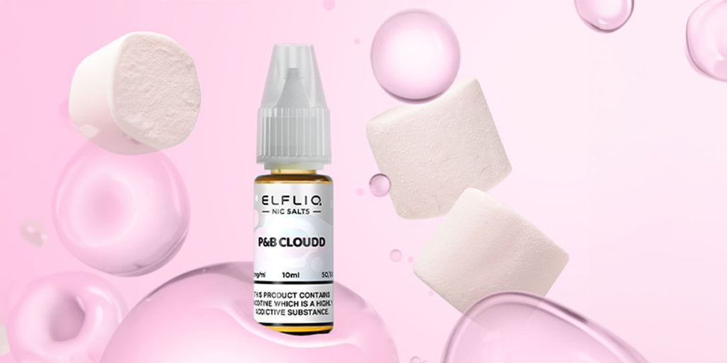 Elfliq Nic Salts Cotton Candy Ice Banner