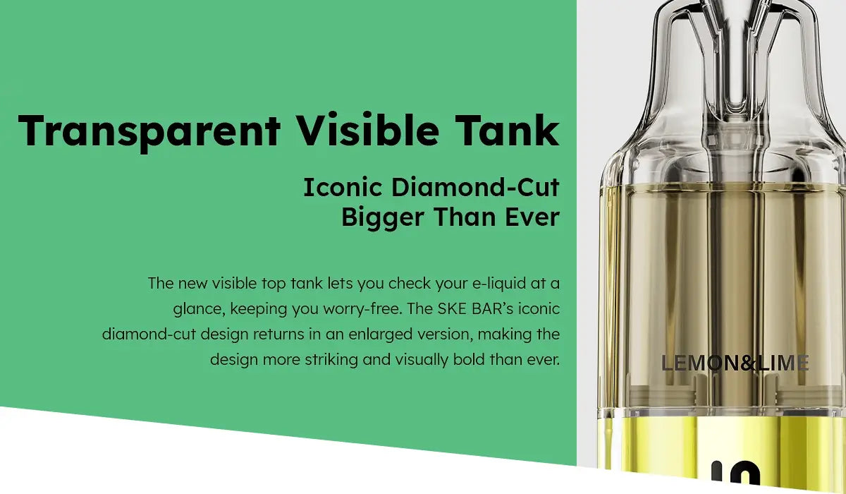 Visible tank and juice window