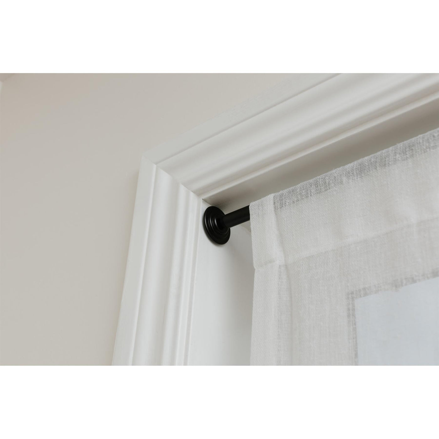 black umbra curtain rod