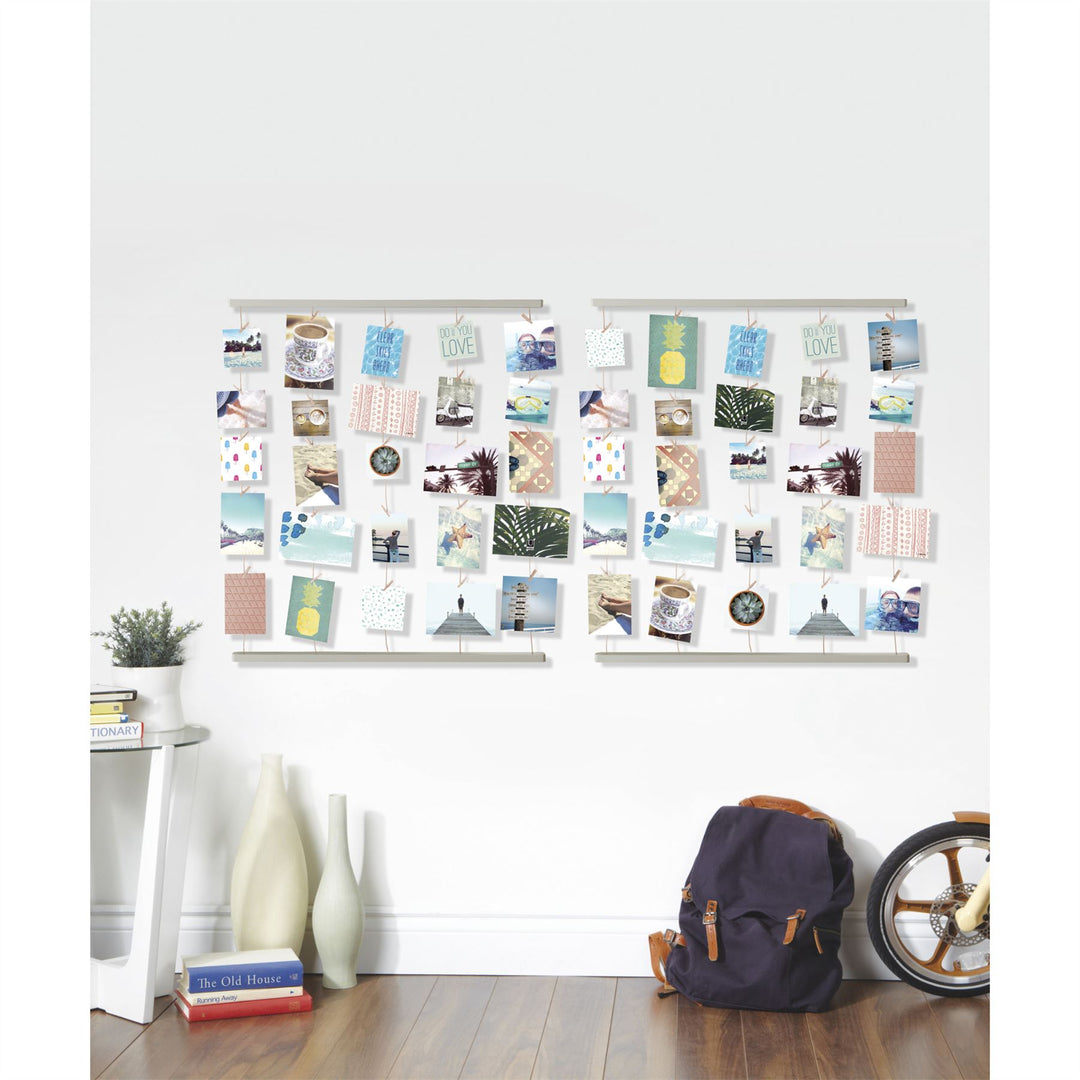 Umbra Hangit Photo Display 2 Pack In Grey Aspen Of Hereford Ltd