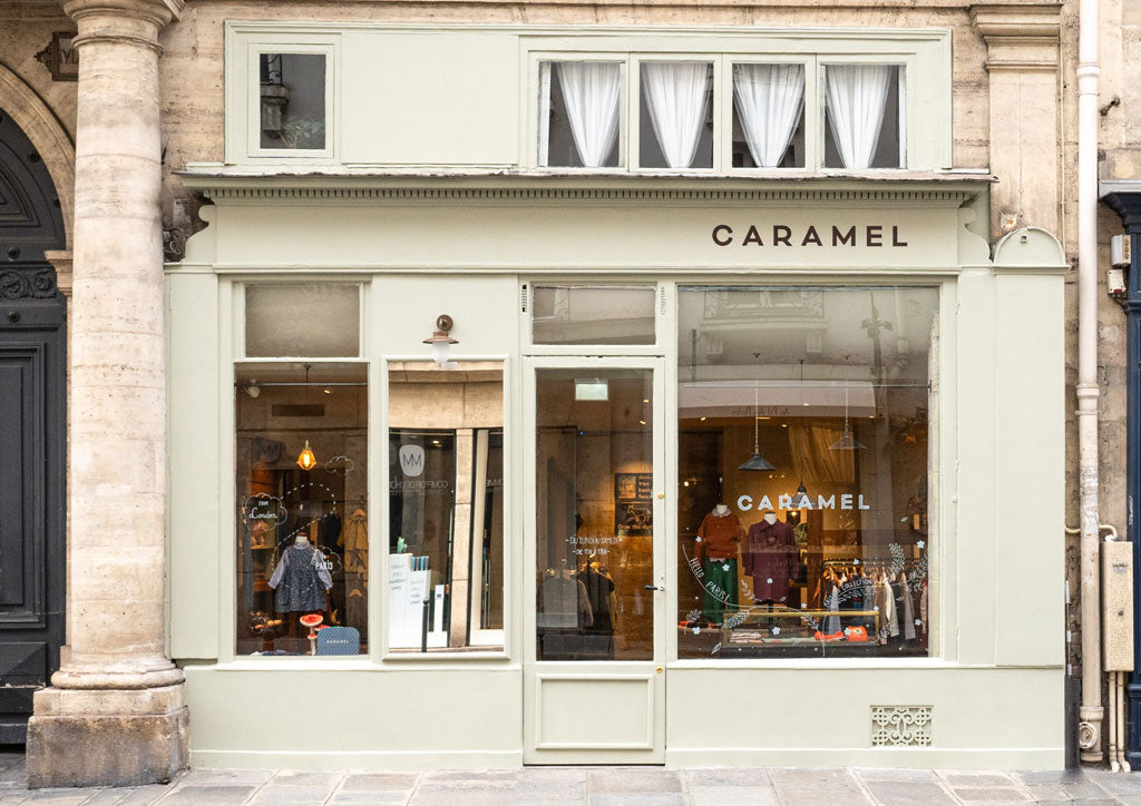 CARAMEL PARIS STORE SHOP FRONT