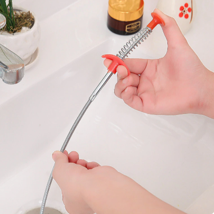 Bathroom Spring Pipe Dredging Tools Kitchen Sink Cleaning Hair