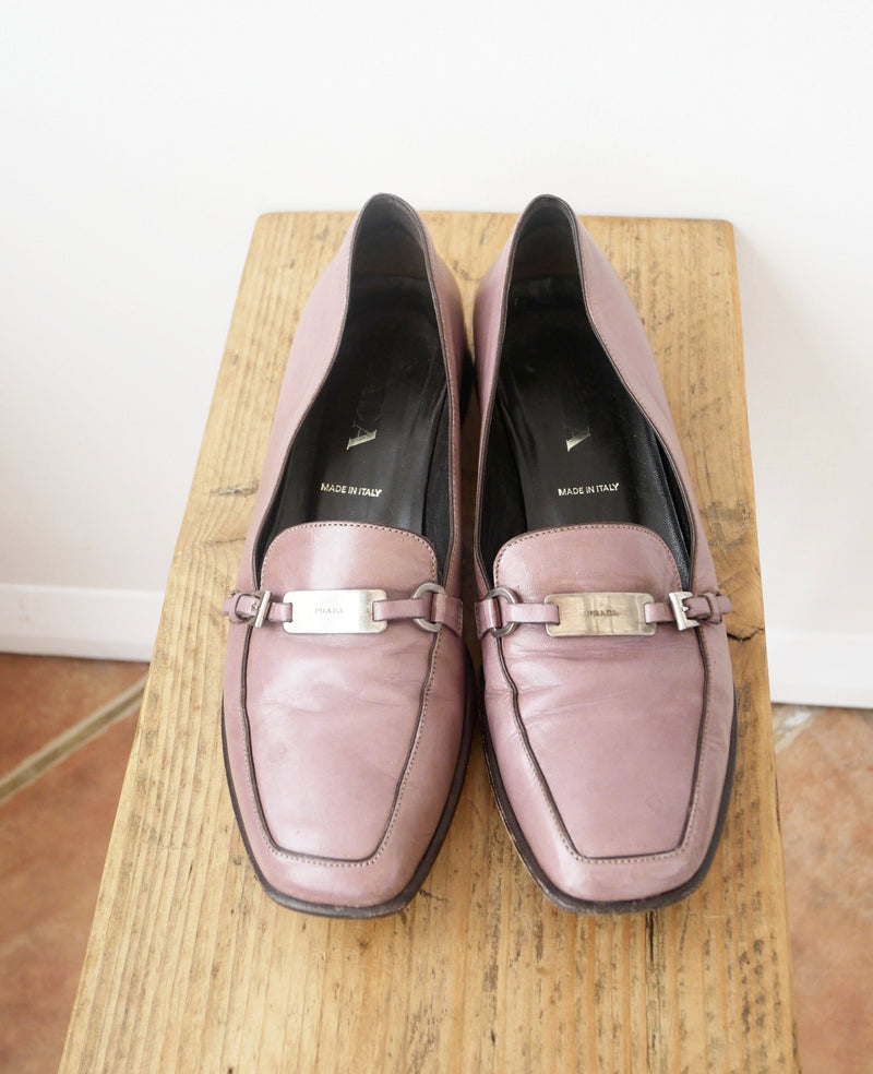 vintage prada loafers