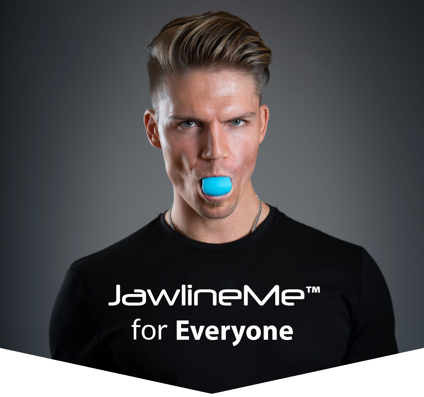 Exerciser Jaw Line Jawline Trainer Face Fitness Ball Facial muscles Black  White