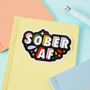 PKYP Sober Af Sticker - Feliz Modern