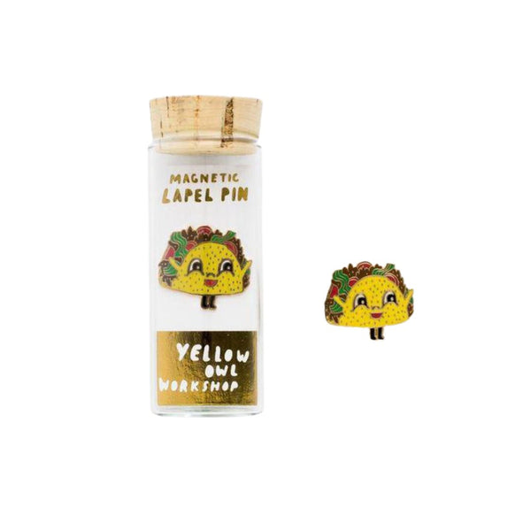 Taco Enamel Pin Kawaii Pins Burrito and Taco Lapel Pins Cute