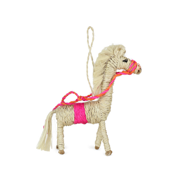 TCN Woven Horse Ornament -  - Christmas - Feliz Modern