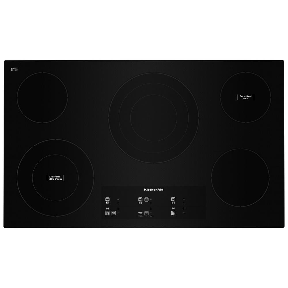 Kitchenaid Kces956hbl 36 In Radiant Electric Cooktop Ola Retail