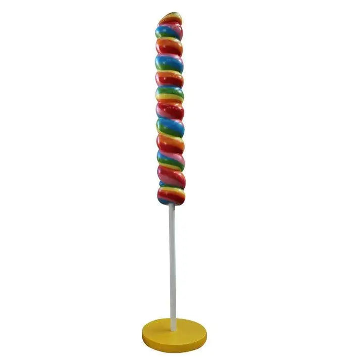 Large Rainbow Twist Pop Statue - LM Treasures Prop Rentals 