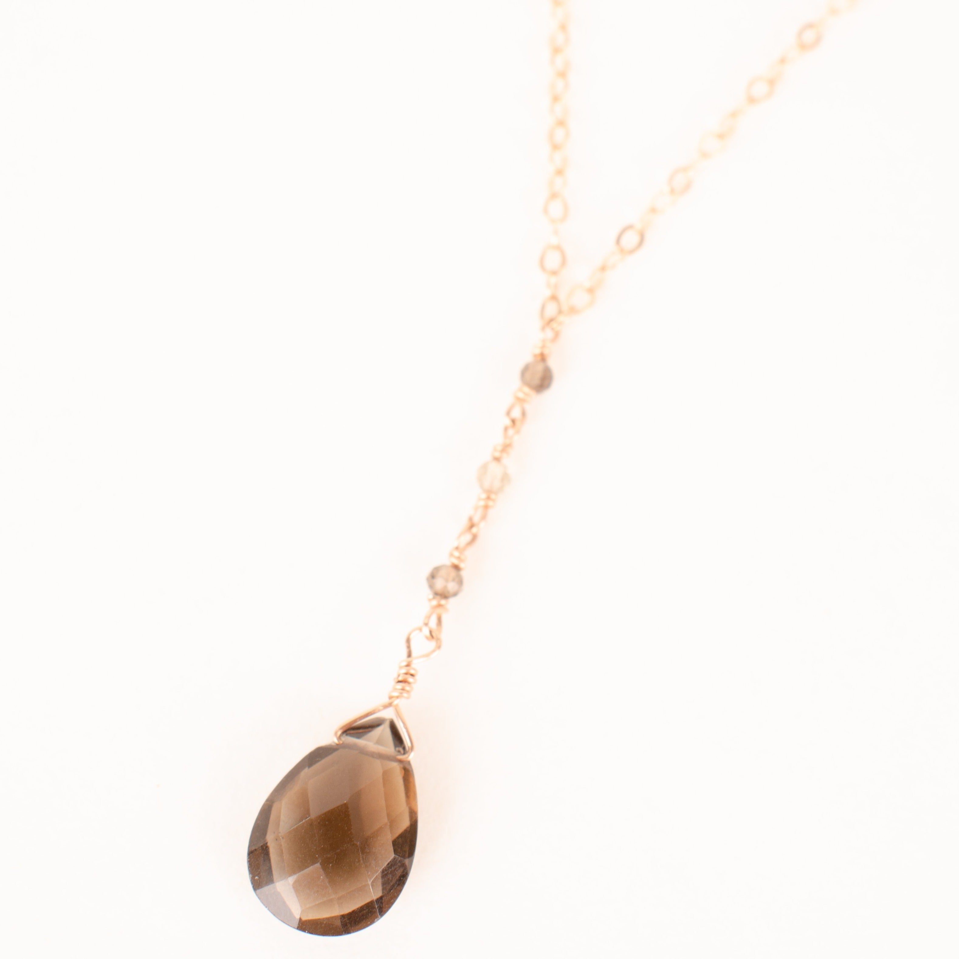 Power of Creation Smoky Quartz Lariat