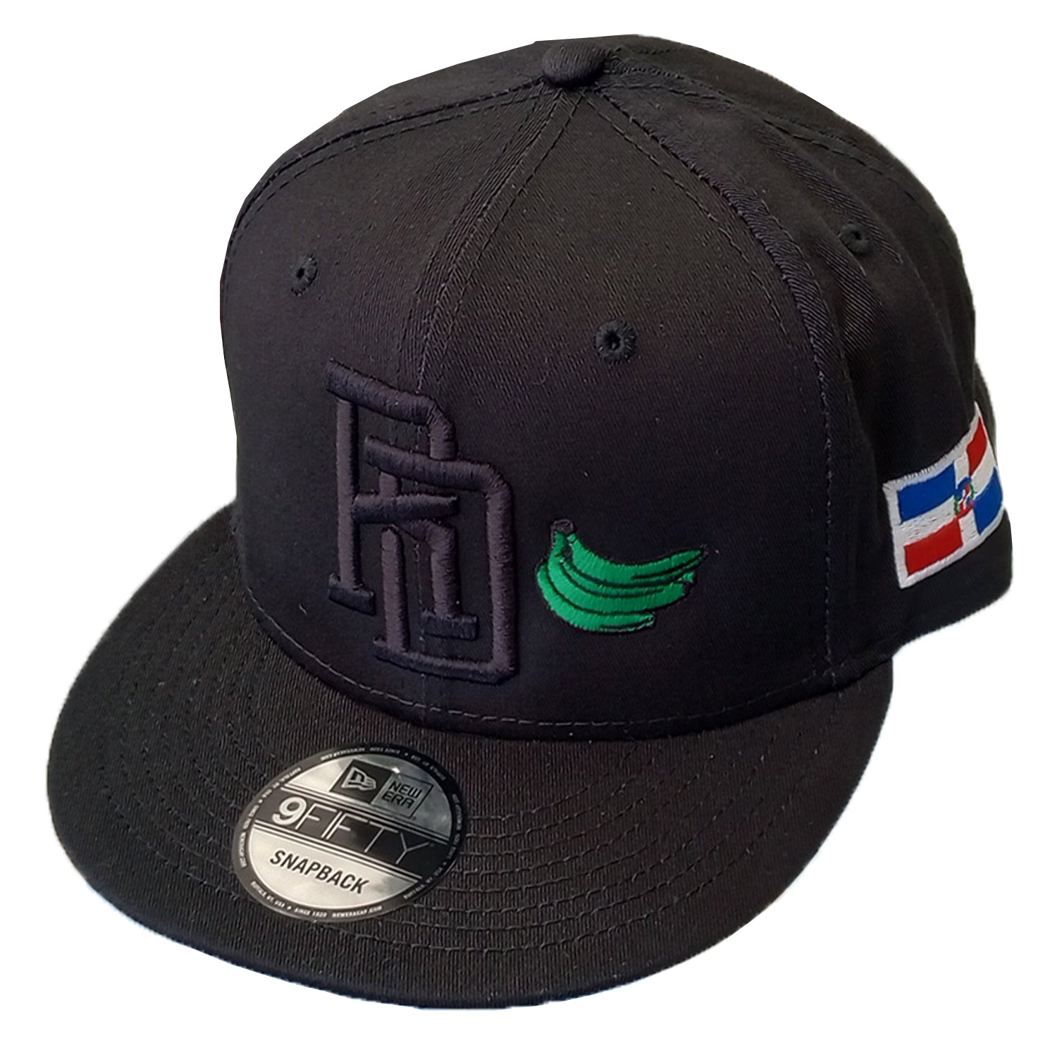 New Era SnapBack Black Cap - RD PLATANO POWER