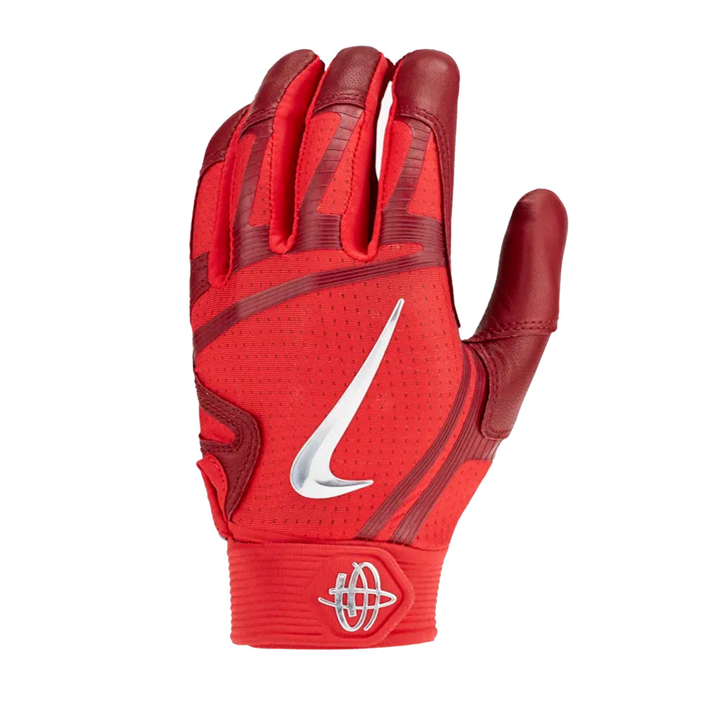red nike batting gloves
