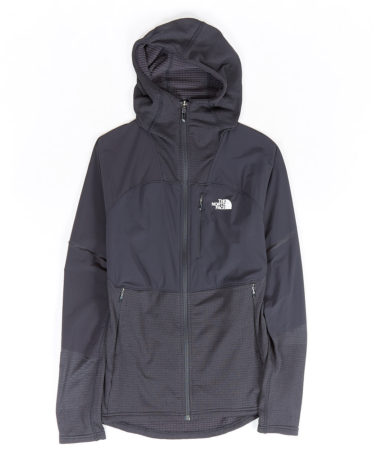 the north face women's progressor power grid fleece hoodie