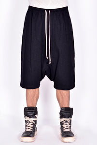 RICK OWENS RICK'S PODS SHORTS BLACK FW20 | DOSHABURI Online Shop