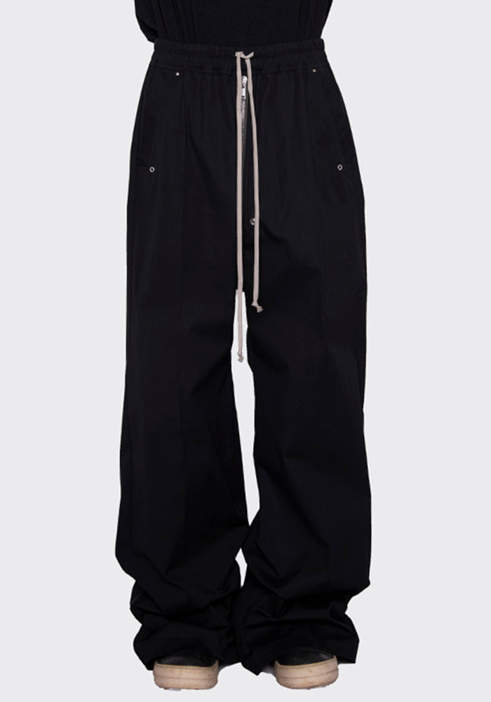 RICK OWENS RR02B2315 TE 09 GETH BELAS WIDE PANTS BLACK