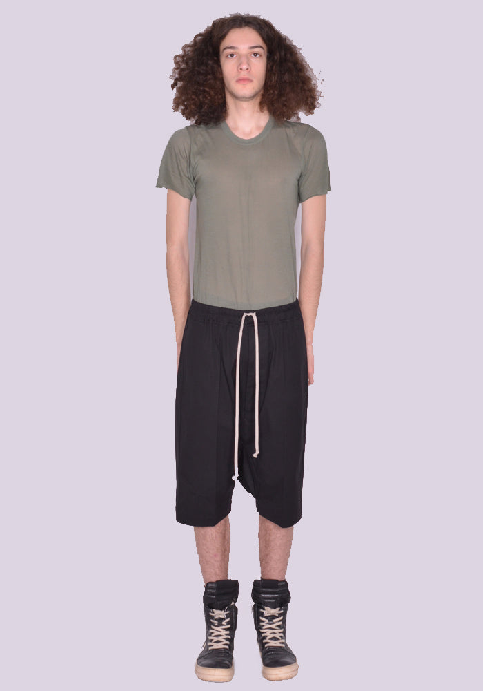 RICK OWENS RICK'S PODS SHORTS BLACK SS23 | DOSHABURI Online Shop