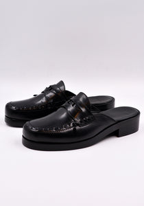 STEFAN COOK ステファンクック通販 LEATHER MULE BLACK – DOSHABURI