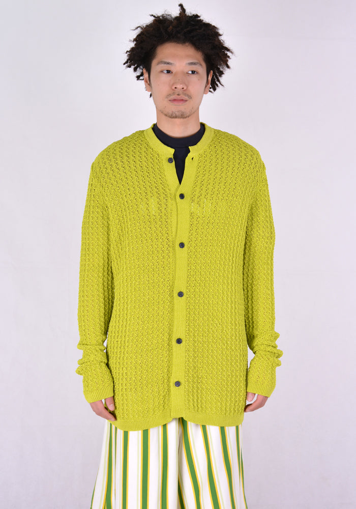 SUNNEI S01 KNIT CARDIGAN LIGHT GREEN