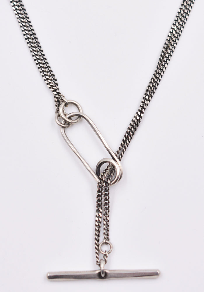 WERKSTATT MÜNCHEN M3015 SILVER CHAIN NECKLACE CURL