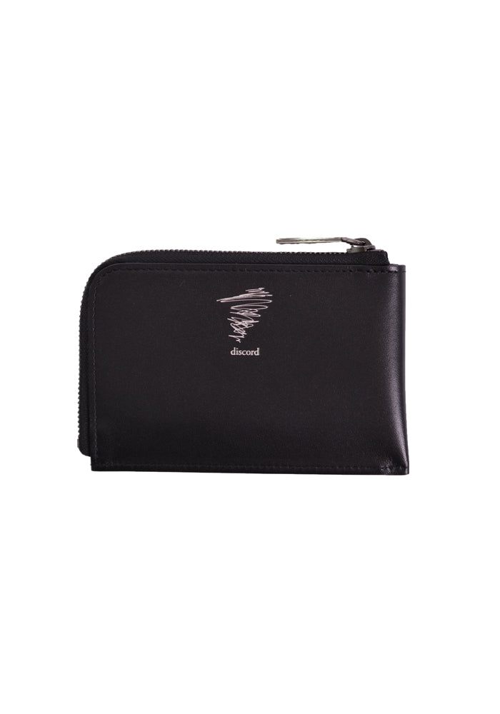 YOHJI YAMAMOTO DISCORD DN-A10-707-4 ZIPPED WALLETE OS BLACK