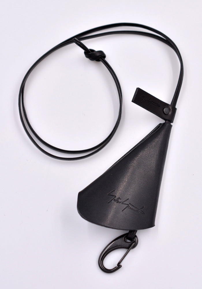 YOHJI YAMAMOTO DISCORD DE-A02-701 KEY CHAIN NECKLACE BLACK