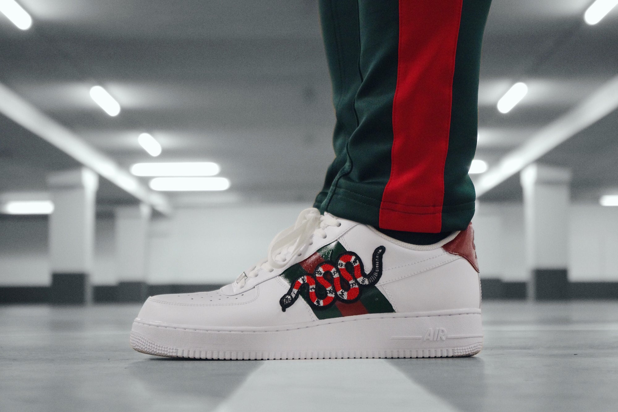 af1 gucci snake